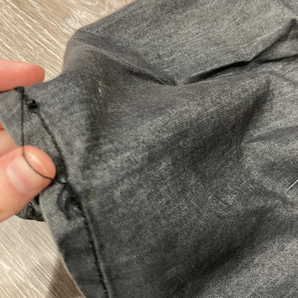 Cato Dark Denim Adjustable Spaghetti Strap Romper  Medium - Picture 16 of 16